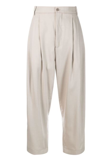 Pantaloni a vita alta in tortora - donna HED MAYNER | HM00P66GREYGE